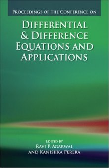 Proceedings of the Conference on Differential & Difference Equations and Applications