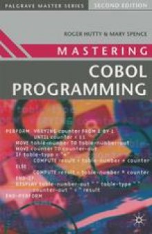 Mastering COBOL Programming