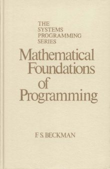 Mathematical foundations of programming
