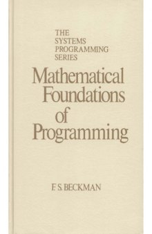 Mathematical foundations of programming