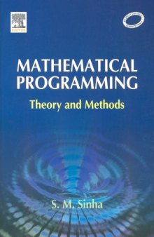 Mathematical programming : theory and methods