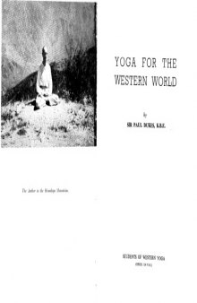 YOGA FOR THE WESTERN WORLD 