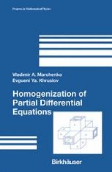 Homogenization of Partial Differential Equations