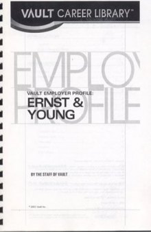 VEP: Ernst & Young (Accounting) 2003 (Vault Employer Profile)