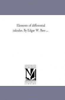 Elements of differential calculus