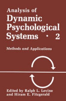 Analysis of Dynamic Psychological Systems: Volume 2 Methods and Applications