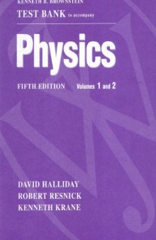 Text Bank Physics Volume 1 and 2