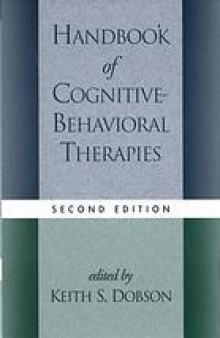 Handbook of cognitive-behavioral therapies