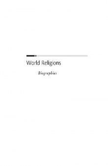 World Religions RL. Biographies