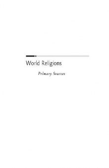 World Religions RL. Primary Sources