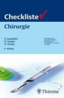 Checkliste Chirurgie, 9. Auflage