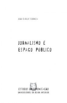 Jornalismo e Espaço Público