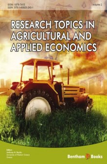 Research topics in agricultural and applied economics Volume 2