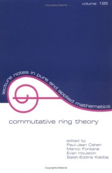 Commutative ring theory: proceedings of the II international conference