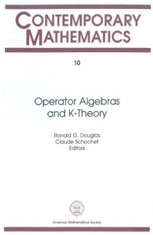 Operator Algebras and K-Theory