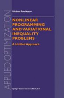 Nonlinear Programming and Variational Inequality Problems: A Unified Approach