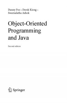 Object-oriented programming and Java