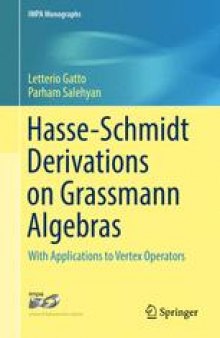 Hasse-Schmidt Derivations on Grassmann Algebras: With Applications to Vertex Operators