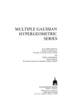 Multiple Gaussian Hypergeometric Series