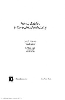 Process Modeling in Composites Manufacturing (Manufacturing, Engineering and Materials Processing)