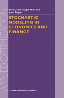 Economics - Stochastic Modeling in Economics and Finance