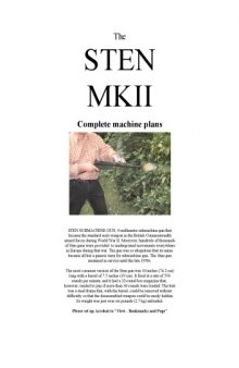 The Sten MK2 - Complete machine plans
