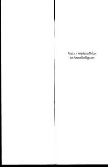 Advances in Mesopotamian Medicine from Hammurabi to Hippocrates. Proceedings of the International Conference "Oeil malade et mauvais oeil", Collège de France, Paris, 23rd June 2006  