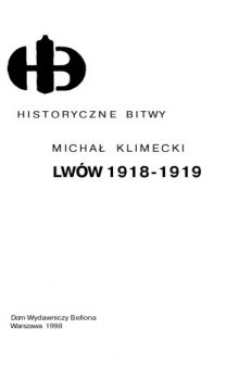 Lwow 1918-1919.