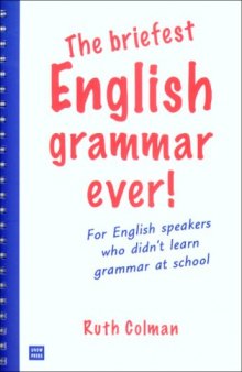 The Briefest English Grammar Ever!