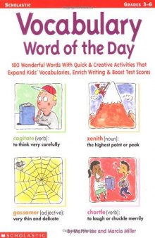 Vocabulary Word of the Day (Grades 3-6)  