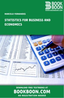 Statistics for Business and  Economics