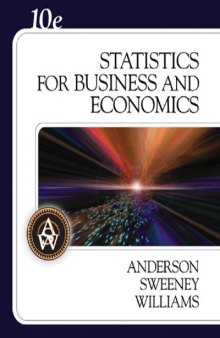 Statistics for Business and Economics, Tenth Edition