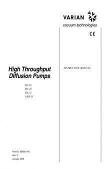 VARIAN HS-16,20,32 and NHS-35 High-Throughput Diffusion Pumps