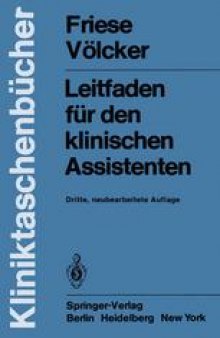 Leitfaden für den klinischen Assistenten