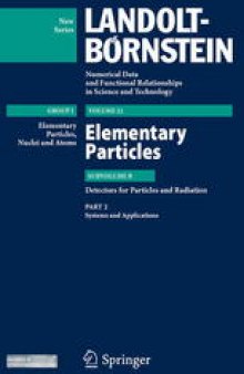 Detectors for Particles and Radiation. Part 2: Systems and Applications