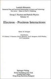 Electron-Positron Interactions