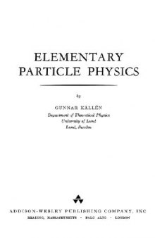 Elementary particle physics