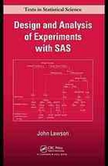 Design and analysis of experiments with SAS