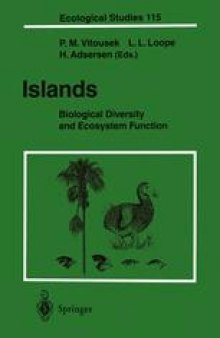 Islands: Biological Diversity and Ecosystem Function