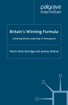 Britain's winning formula: achieving world leadership in motorsports  