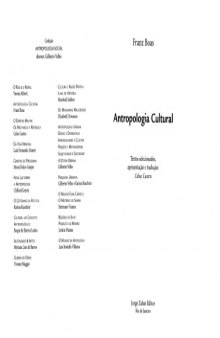 As limitações do método comparativo da antropologia _amp; Os métodos da etnologia In Antropologia cultural