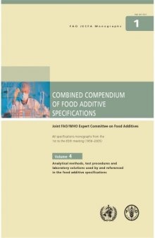 Combined Compendium of Food Additive Specification