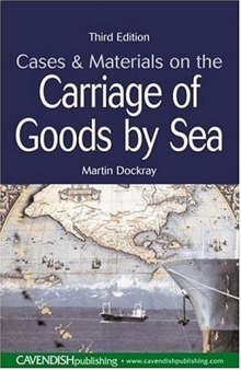 Cases & Materials on the Carriage of Goods By Sea 3 e