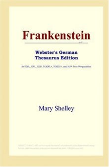 Frankenstein (Webster's German Thesaurus Edition)