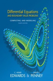 Differential Equations and Boundary Value Problems: Computing and Modeling Value Package (4th Edition)