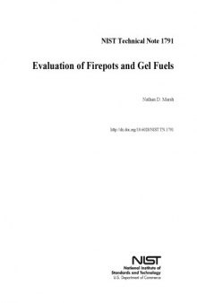 Evaluation of Firepots and Gel Fuels