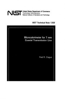 Microcalorimeter for 7 mm Coaxial Transmission Line