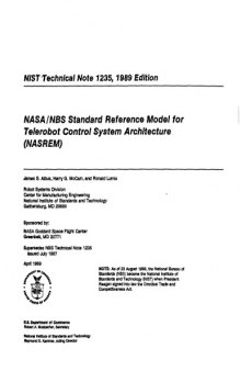 NASA/NBS Standard Reference Model for Telerobot Control System Architecture (NASREM)