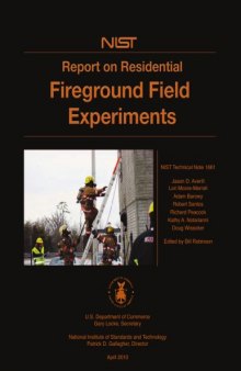 Report on Residential Fireground Field Experiments