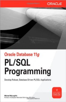 Oracle Database 11g PL/SQL Programming 